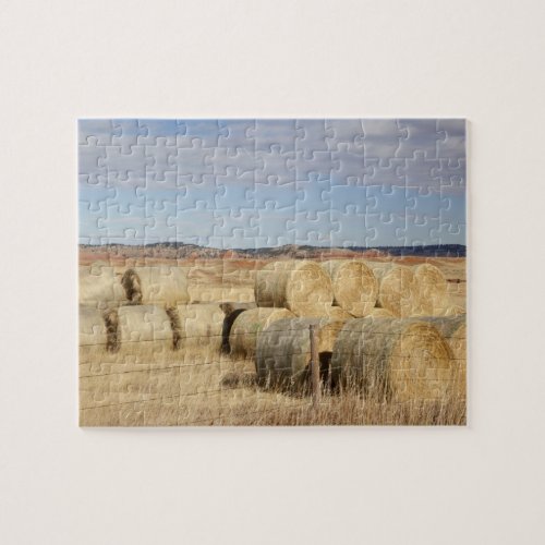 Crook County Hay Bales Jigsaw Puzzle