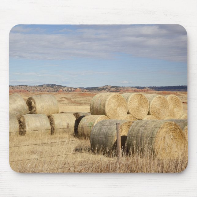 Crook County, Hay Bales Mouse Pad (Front)