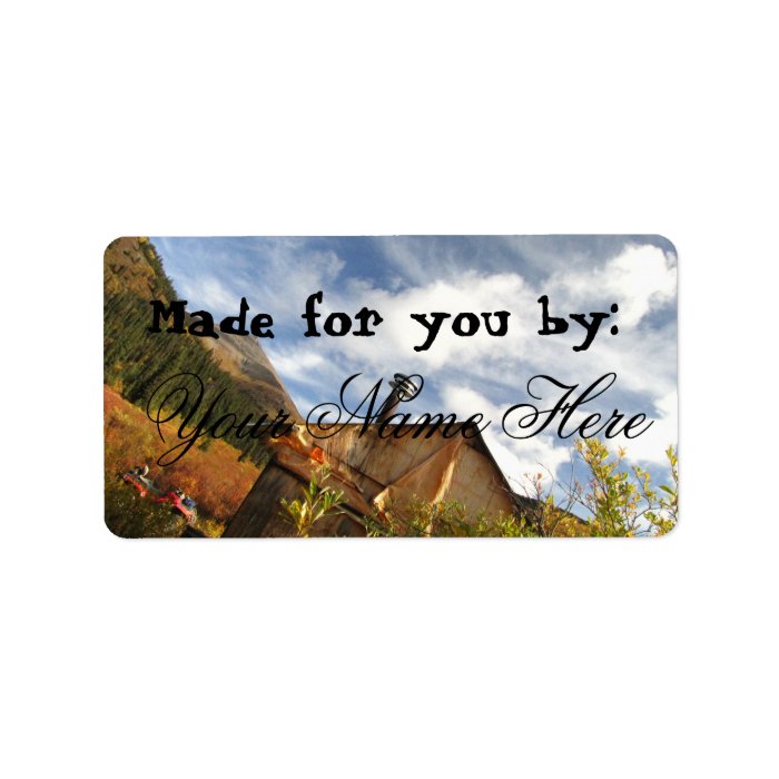 Crooked Cabin Personalized Address Labels