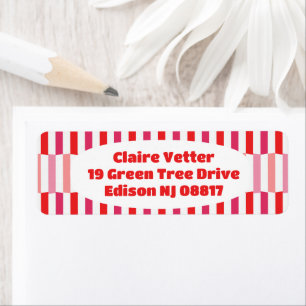 Crooked Candy Canes Label
