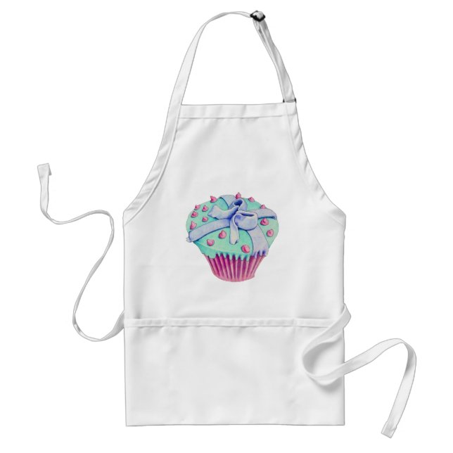 Crooked Cupcake Apron (Front)