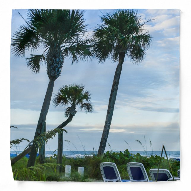 Crooked Palm Trees Bandana (Front)