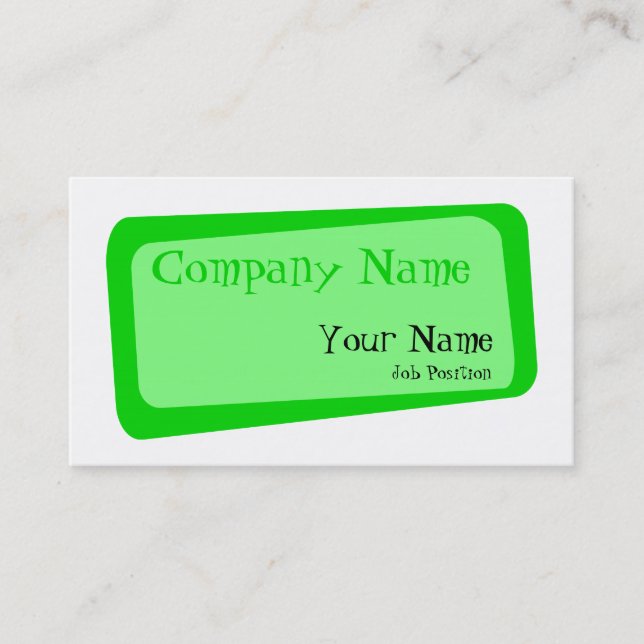 Crooked Squares Business card (Front)