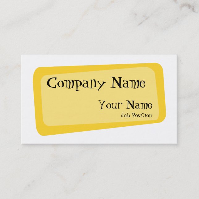 Crooked Squares Business card (Front)