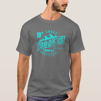 Crookes Mountain Challenge Tee in Dark Gray