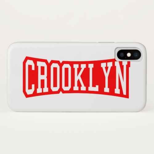 CROOKLYN NYC iPhone XS CASE