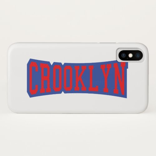 CROOKLYN NYC iPhone XS CASE