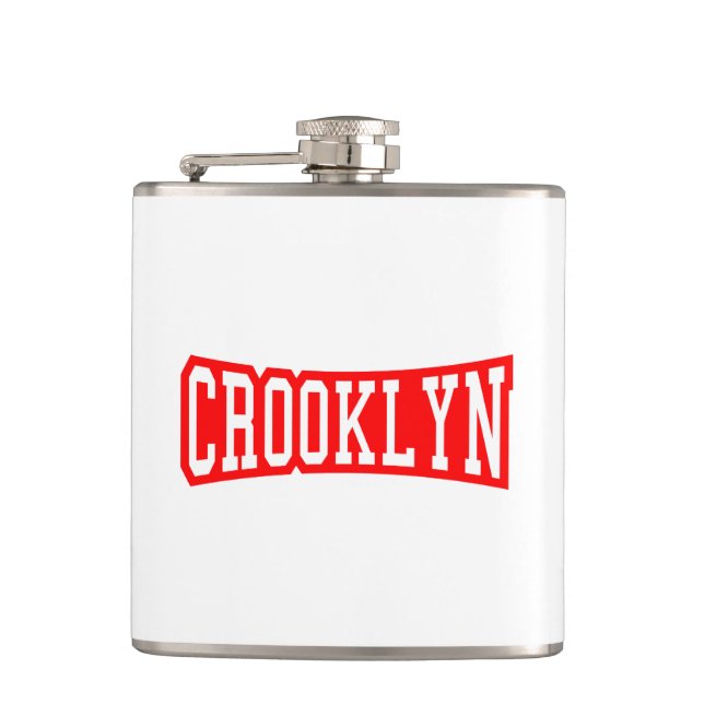 CROOKLYN, NYC FLASK (Front)