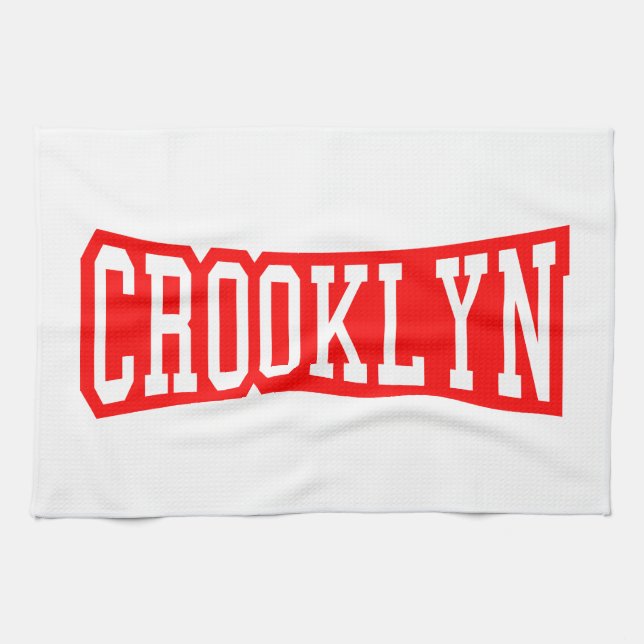CROOKLYN, NYC KITCHEN TOWEL (Horizontal)