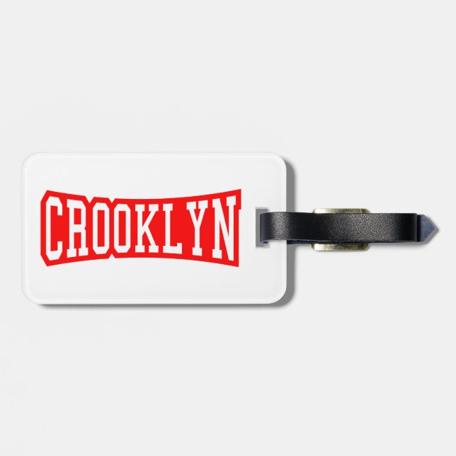CROOKLYN, NYC LUGGAGE TAG (Back Horizontal)