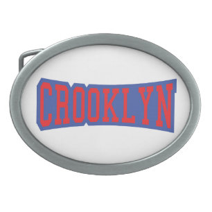 CROOKLYN, NYC OVAL BELT BUCKLE