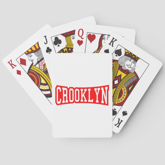 CROOKLYN, NYC POKER CARDS (Back)