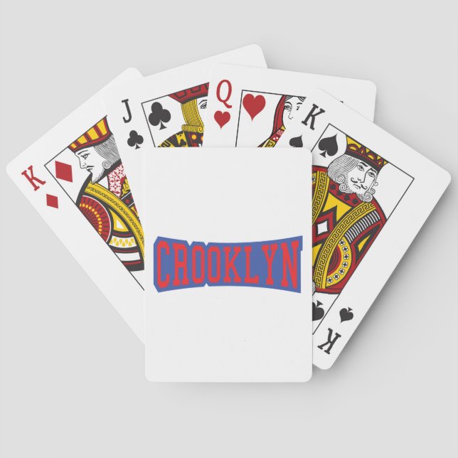 CROOKLYN, NYC POKER CARDS (Back)