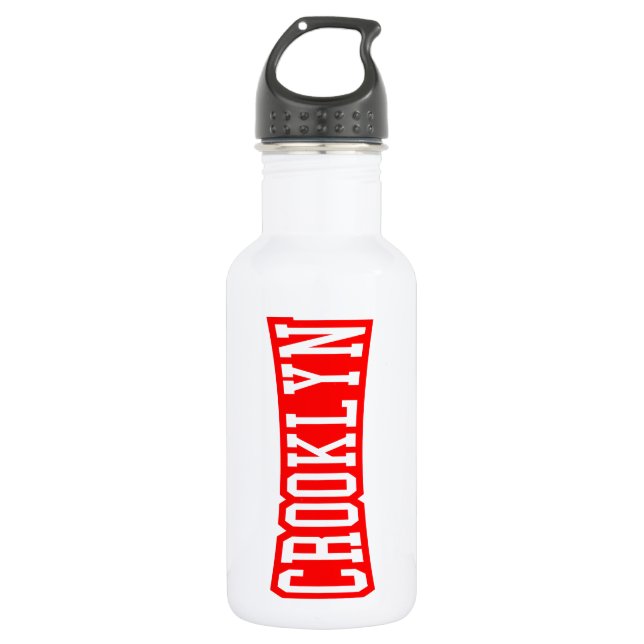 CROOKLYN, NYC STAINLESS STEEL WATER BOTTLE (Front)