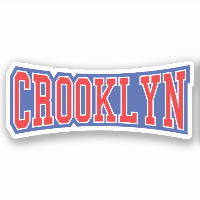 CROOKLYN, NYC STICKER (Front)