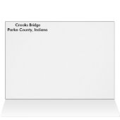 Crooks Bridge Cards (Inside Horizontal (Top))