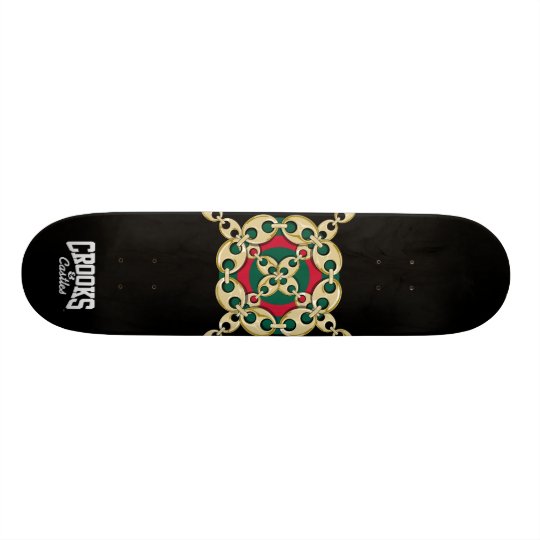 Crooks & Castles Bulls Eye Link (Black) Skateboard