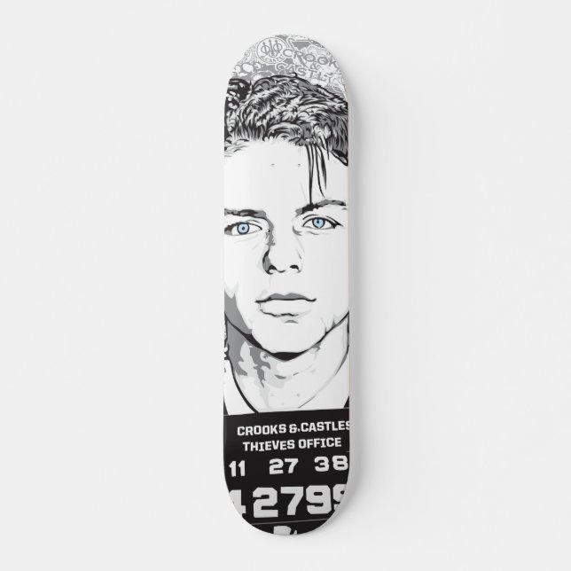 Crooks & Castles Lil' Frank Skateboard (Front)