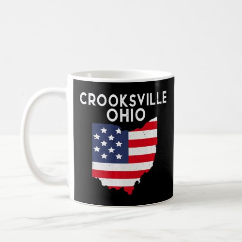 Crooksville Ohio USA State America Travel Ohioan P Coffee Mug