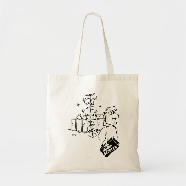 Crop boosting fertiliser has immediate results tote bag (Front)