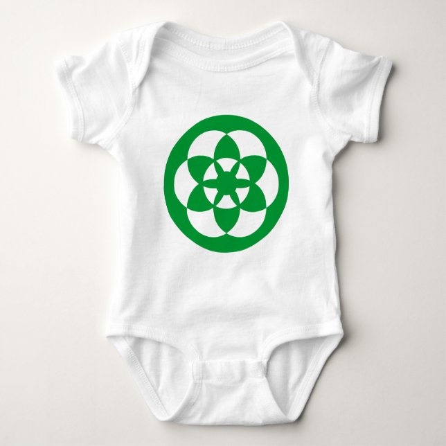 Crop Circle 01 Baby Bodysuit (Front)