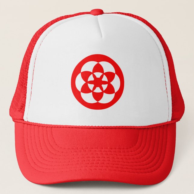 Crop Circle 01 Trucker Hat (Front)