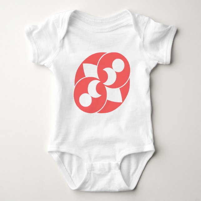 Crop Circle 03 Baby Bodysuit (Front)
