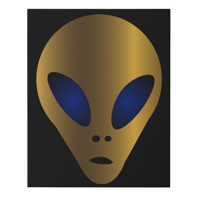 Crop Circle Art - Ancient Alien Faux Canvas Print (Front)