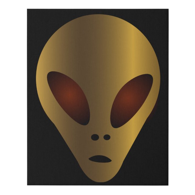 Crop Circle Art - Ancient Alien Faux Canvas Print (Front)