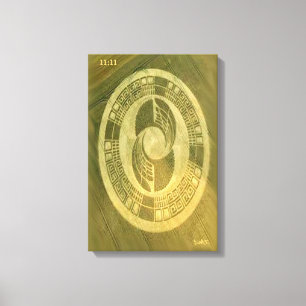 CROP CIRCLE CANVAS DMT SPIRITUAL GRAFFITI