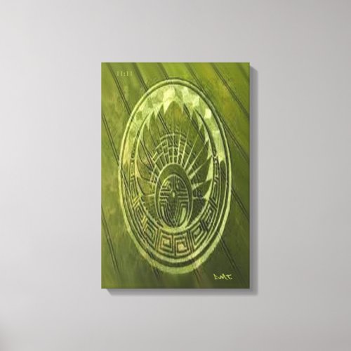 CROP CIRCLE CANVAS DMT SPIRITUAL GRAFFITI