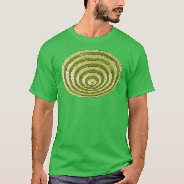 Crop Circle - Cissburry Rings T-Shirt (Front)