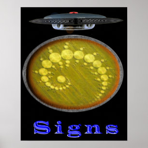 Crop circle designs poster