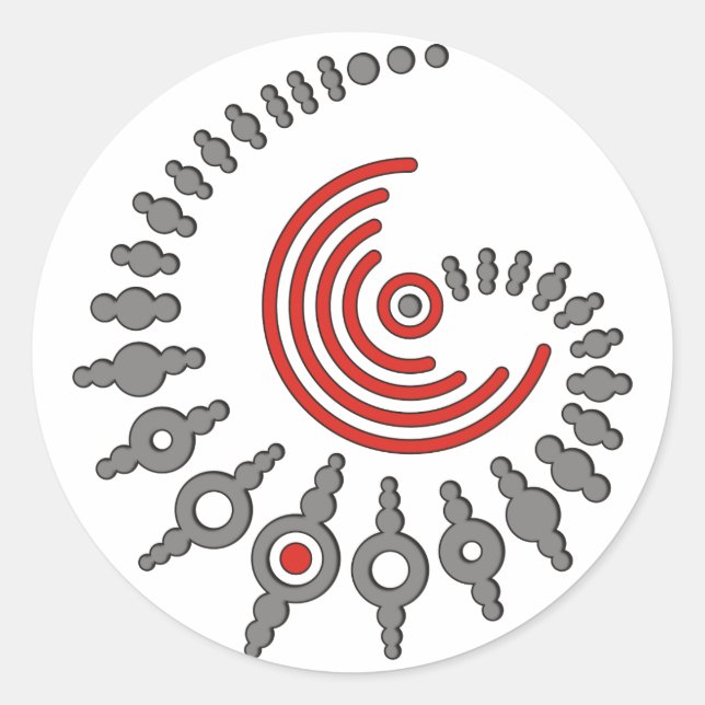 crop circle I Classic Round Sticker (Front)