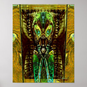 Crop Circle Investigator.Print Poster