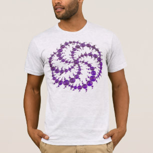 Crop Circle Purple T-Shirt