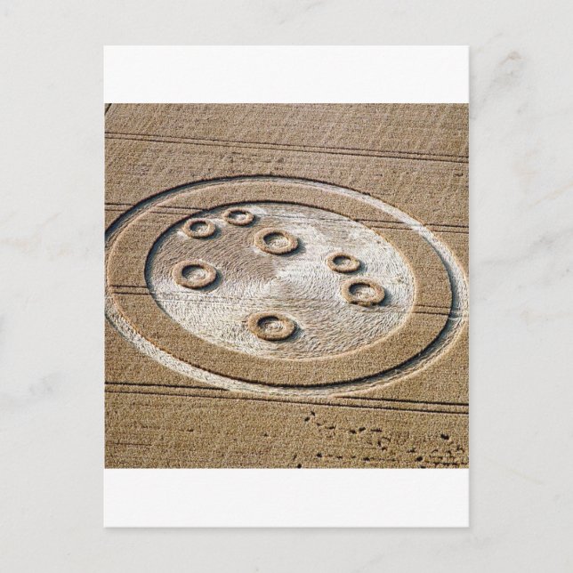 Crop Circle Sisters Of Pleiades Froxfield 1994 Postcard (Front)