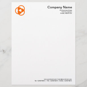 Crop Circle Symbol 05 - Orange Letterhead