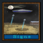 Crop circle ufo poster<br><div class="desc">Crop circle ufo poster</div>