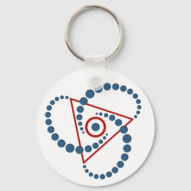 crop circle VI Keychain (Front)
