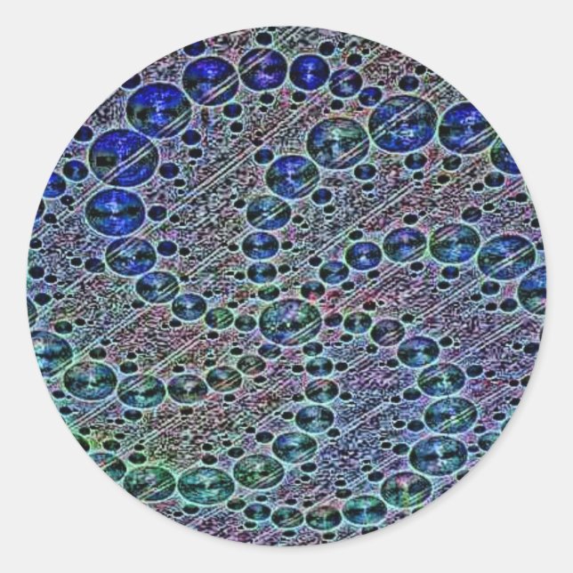 Crop Circles Classic Round Sticker (Front)