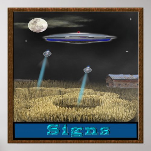 Crop circles poster