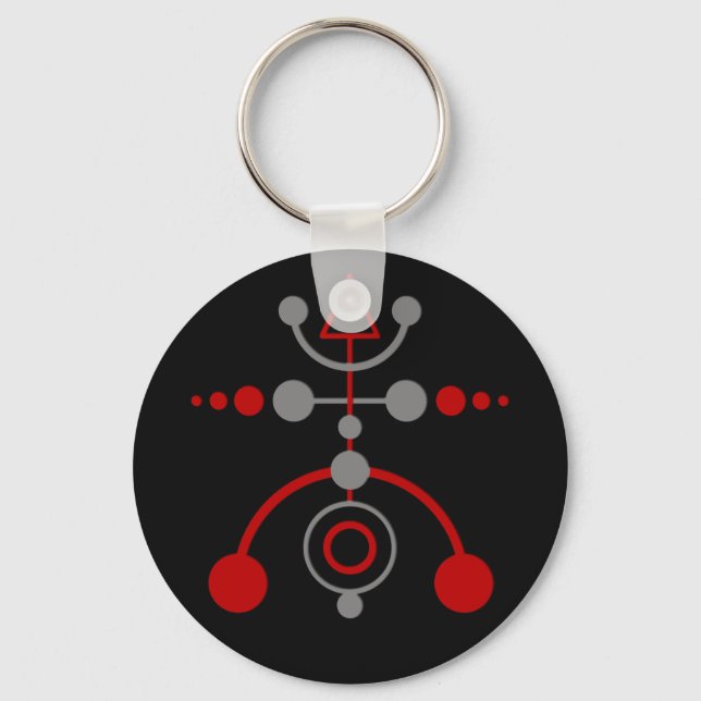 crop cirkle V Keychain (Front)
