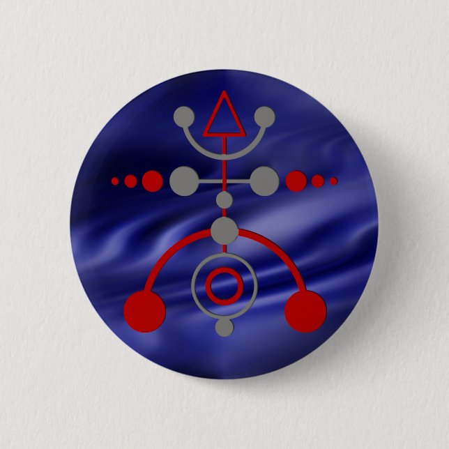 crop cirkle V Pinback Button (Front)