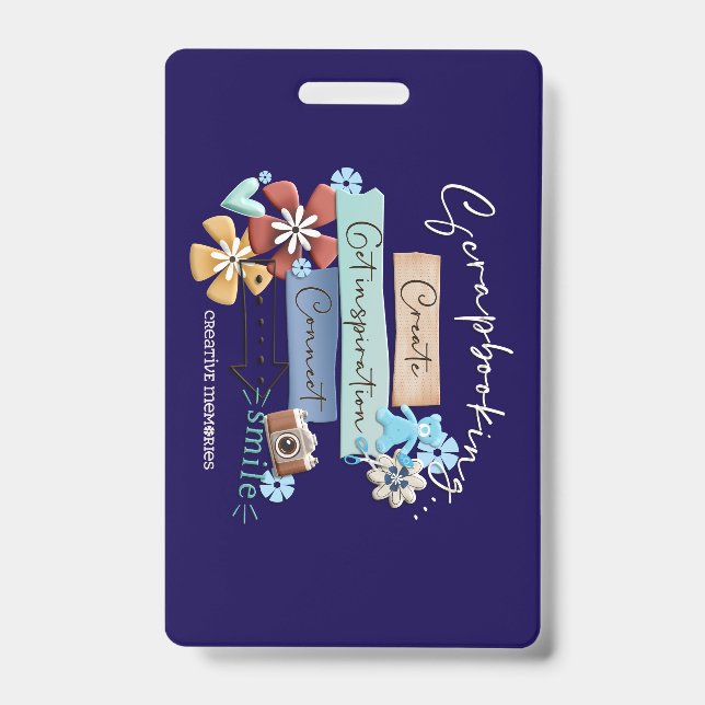 Crop & Connect Atlanta Luggage Tag Badge (Front)