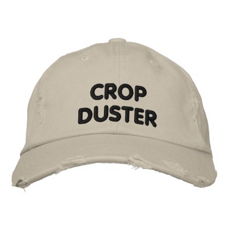 Crop Duster - Funny Running Embroidered Baseball Hat