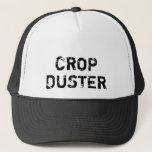 Crop Duster - Funny Running Trucker Hat at Zazzle
