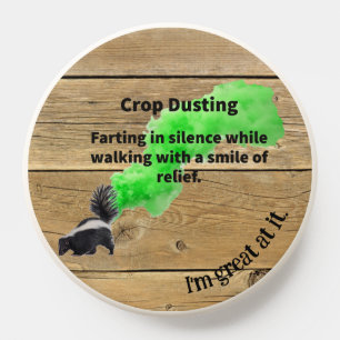 crop dusting definition pop socket