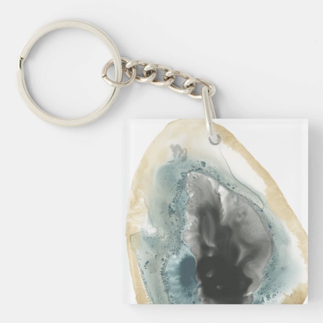 Cropped Geodes III Keychain (Front)
