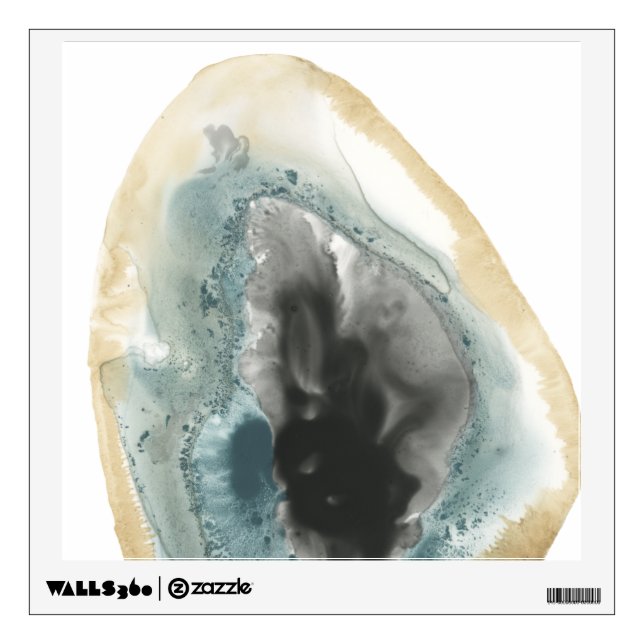 Cropped Geodes III Wall Decal (Front)